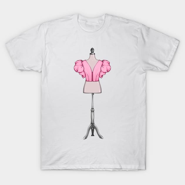 Fashionable retro mannequin in modern style T-Shirt by ArctiumStudio